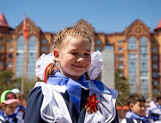 Посвящение школьников Благовещенска в «Орлята России» 
