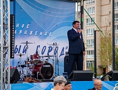 Торжественное открытие набережной реки Зея