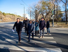 Мэр Благовещенска провел рабочую встречу по благоустройству улицы Горького