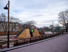 Мэр Олег Имамеев проконтролировал работы по благоустройству территории в Плодопитомнике