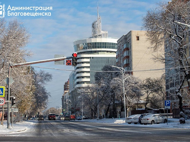Больше 100 новых светофоров появится на улицах Благовещенска в ближайшие два года