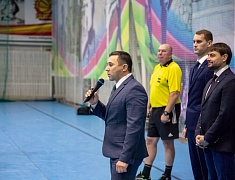 Открытие соревнований по мини-футболу