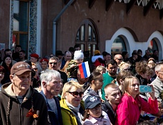 На железнодорожный вокзал амурской столицы прибыл ретропоезд "Победа"