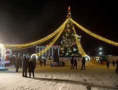 «Валенки-шоу» развернулось на главной площади Благовещенска 31 декабря