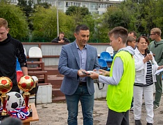 Мэр Олег Имамеев поздравил участников «Дворового турнира» с закрытием сезона