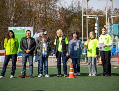 Сто юных благовещенцев с особенностями здоровья пробежали марафон