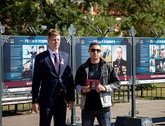 В Благовещенске открылась обновленная выставка, посвященная бойцам специальной военной операции