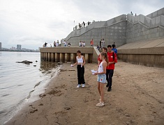 В Благовещенске прошла акция, посвященная Дню памяти детей-жертв войны в Донбассе