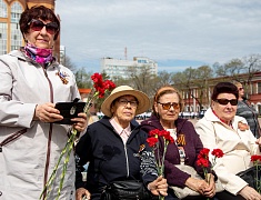 Церемония возложения цветов, посвященная 79-летию Победы в Великой Отечественной войне