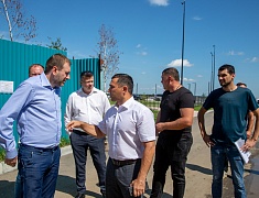 Мэр Благовещенска Олег Имамеев оценил готовность новой набережной Зеи к открытию