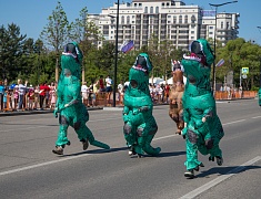 Флешмоб приуроченный к Международному Дню динозавров