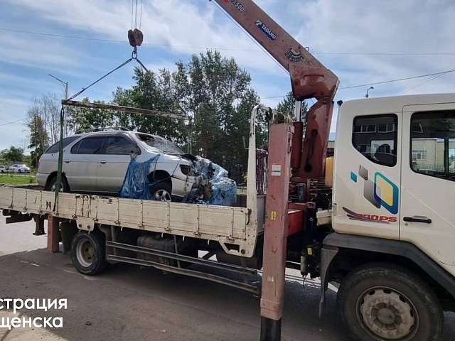 35 брошенных автомобилей убрали с улиц Благовещенска с начала года благодаря неравнодушным жителям