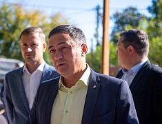 Выездное совещание мэра по содержанию общественной территории в селе Плодопитомник