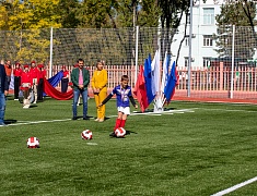 В Благовещенске открыли стадион Алексеевской гимназии