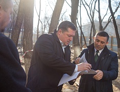 В областном центре приступили к благоустройству сквера на Калинина – Ломоносова