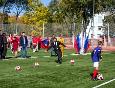 В Благовещенске открыли стадион Алексеевской гимназии