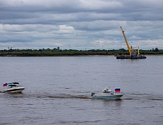 Торжественное открытие набережной реки Зея