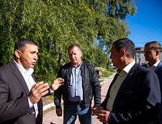 Выездное совещание мэра по содержанию общественной территории в селе Плодопитомник