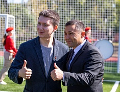 В Благовещенске открыли стадион Алексеевской гимназии