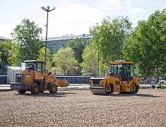 Рабочее совещание мэра Благовещенска Олега Имамеева по строительству умной спортивной площадки в Моховой пади