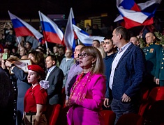 В общественно-культурном центре прошёл общегородской концерт, посвящённый Дню защитника Отечества