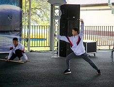 В Благовещенске проходит первая международная смена в лагере имени Гагарина