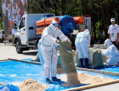 Командно-штабные учения по ликвидации условного очага особо опасного заболевания животных