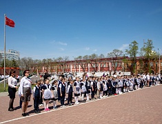 Посвящение школьников Благовещенска в «Орлята России» 