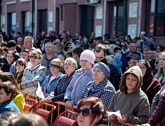 На железнодорожный вокзал амурской столицы прибыл ретропоезд "Победа"