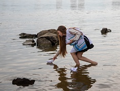 В Благовещенске прошла акция, посвященная Дню памяти детей-жертв войны в Донбассе