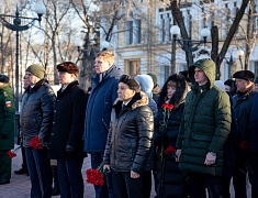 В Благовещенске почтили память погибших во время блокады Ленинграда