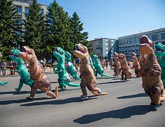 Флешмоб приуроченный к Международному Дню динозавров