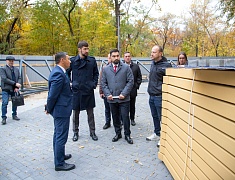 В Благовещенском Первомайском парке продолжается второй этап реконструкции