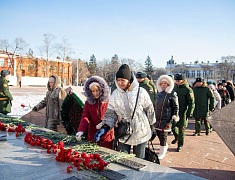 В Благовещенске почтили память погибших во время блокады Ленинграда
