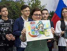 Подведение итогов конкурса детских рисунков "Я выбираю Амурское"