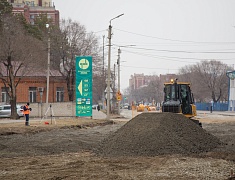 Мэр Благовещенска Олег Имамеев проконтролировал ход работ на улице Ленина