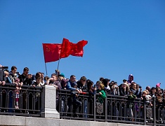 Торжественное прохождение войск Благовещенского гарнизона