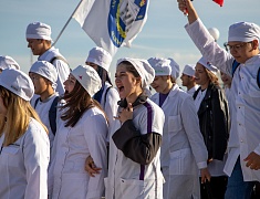  В Благовещенске прошел общегородской «Парад студенчества»