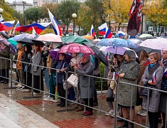 Концерт в поддержку референдума в ЛНР, ДНР, а также в Херсонской и Запорожской областях прошел в Благовещенске
