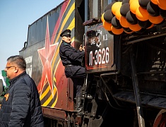 В Благовещенск прибыл «Поезд Победы»