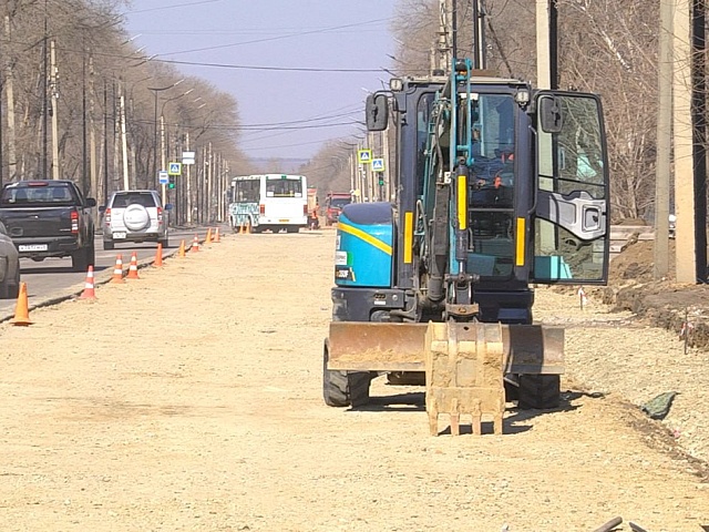 Амурская, 50 лет Октября, Театральная: в Благовещенске заключили трехгодичный контракт на ремонт дорог по нацпроекту «БКД»