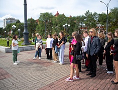 В Благовещенск на IX Международный фестиваль «Детство на Амуре» прибыла детская делегация из ДНР