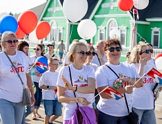 Парад семей прошел на набережной Благовещенска