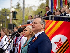 Церемония возложения цветов, посвященная 79-летию Победы в Великой Отечественной войне