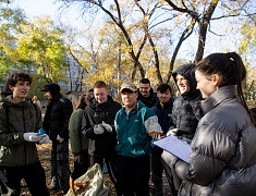 В Благовещенске в рамках «Город берегу» прошел субботник «Чистые игры»