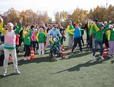 Сто юных благовещенцев с особенностями здоровья пробежали марафон