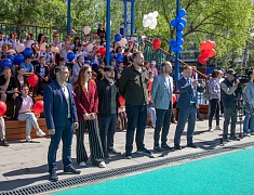 Лесную спортплощадку открыли в Благовещенске