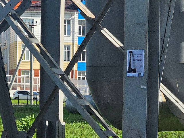 От шестиструнной до административной: в Благовещенске выявили случай несанкционированной расклейки рекламы