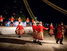 «Валенки-шоу» развернулось на главной площади Благовещенска 31 декабря