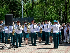 В Благовещенске открыли временный мемориал памяти участников локальных войн и конфликтов
